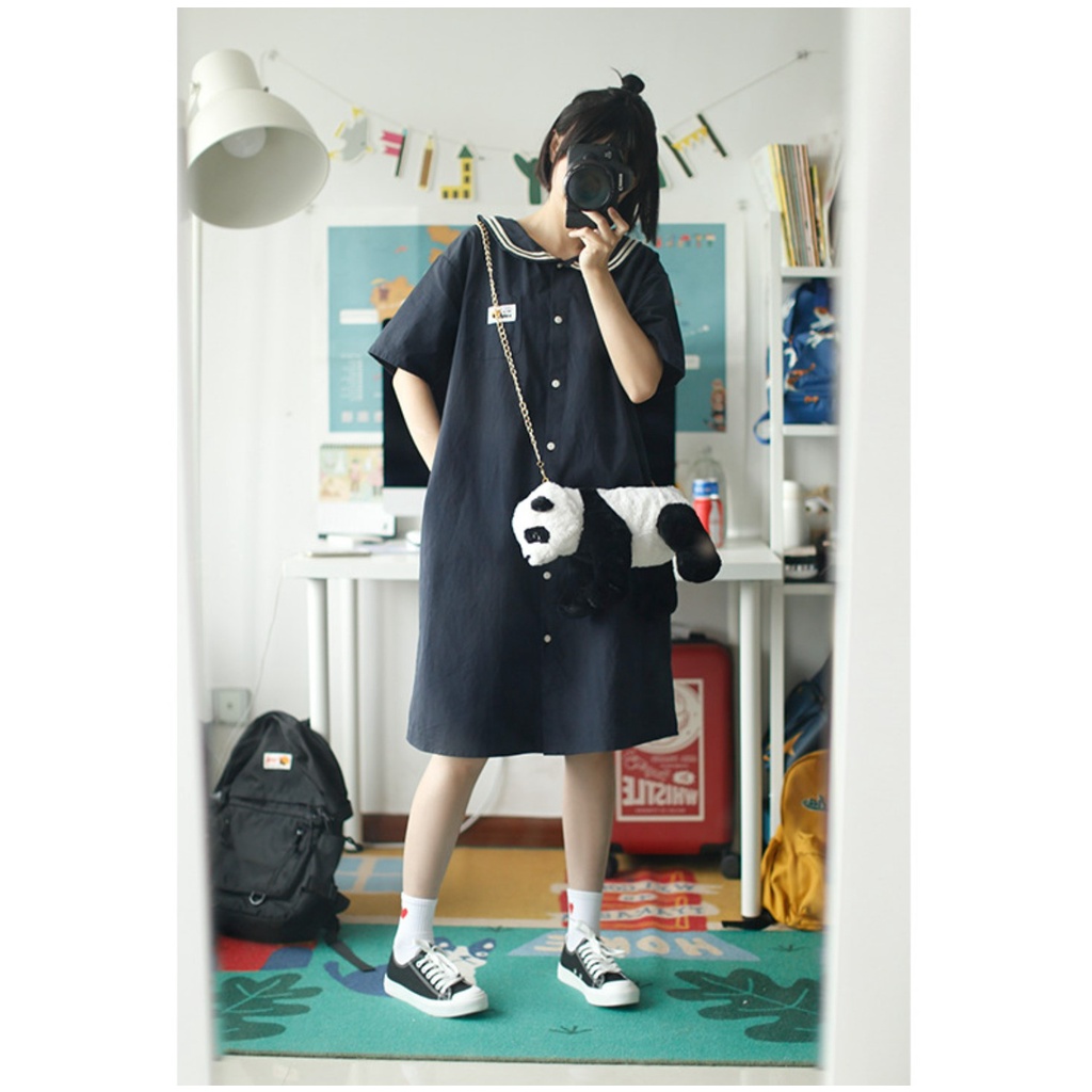 MR-77 basic sailor dress navy high quality import jepang