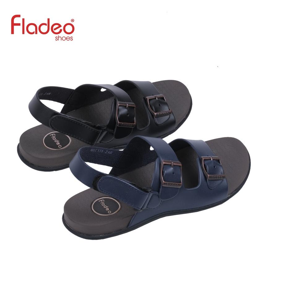 Bagus Banget.. Fladeo G20/MDT171-2KR/Sandal Slide Tali Pria [ Strap Slippers Sandals ]