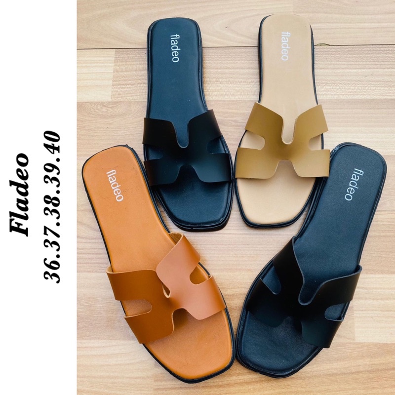 sandal H fladeo warna geser &gt;&gt;&gt;