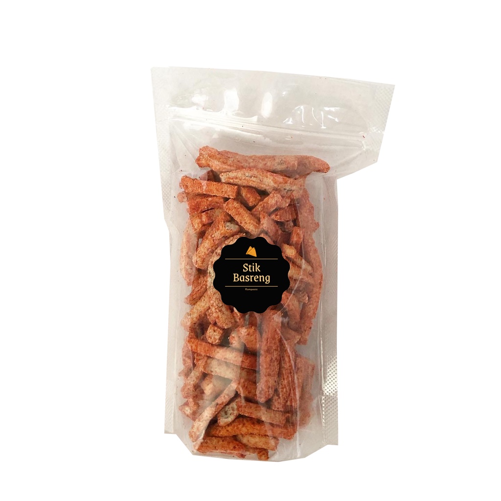 

Snack Stik Basreng Pedas (S) 120gr / Snack Cemilan / Camilan Pedas Asin