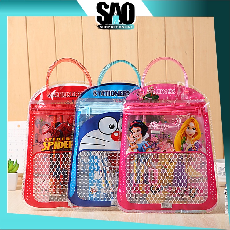 

SAO - S5330 Stationary Set Free Bag Motif Karakter / Set Alat Tulis 6 in 1 / Set Alat Tulis Anak Sekolah