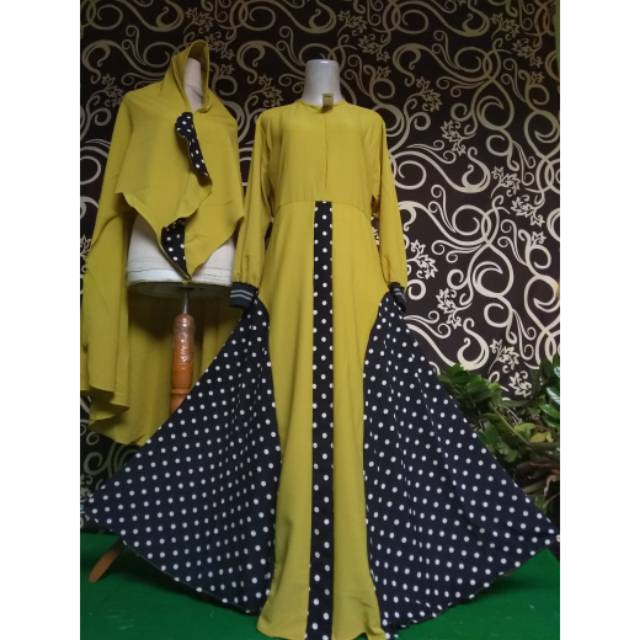 Gamis polka husna
