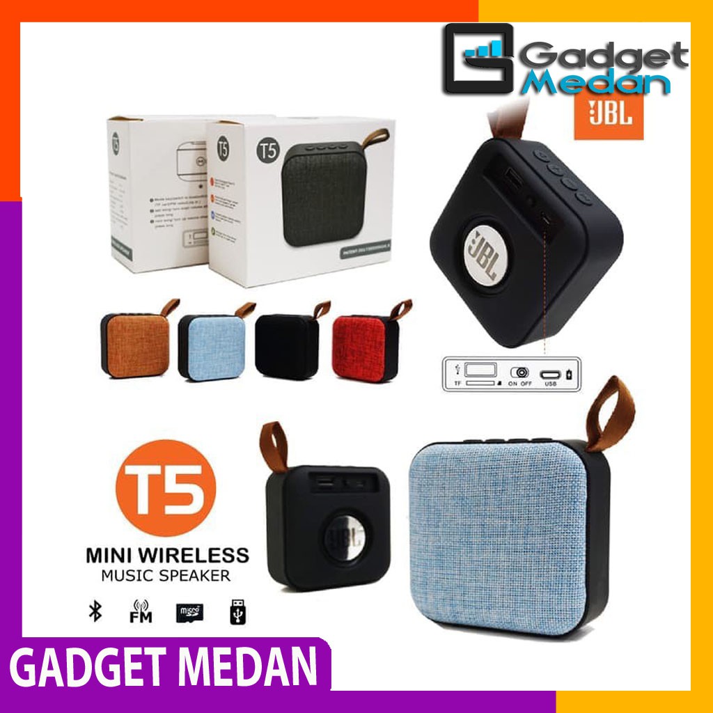 SPEAKER JBL MINI BLUETOOTH WIRELESS JBL T5 - GADGETMEDAN