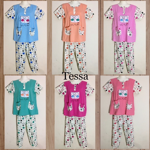 BAJU TIDUR CP TESSA - PIYAMA CP STANDAR TESSA