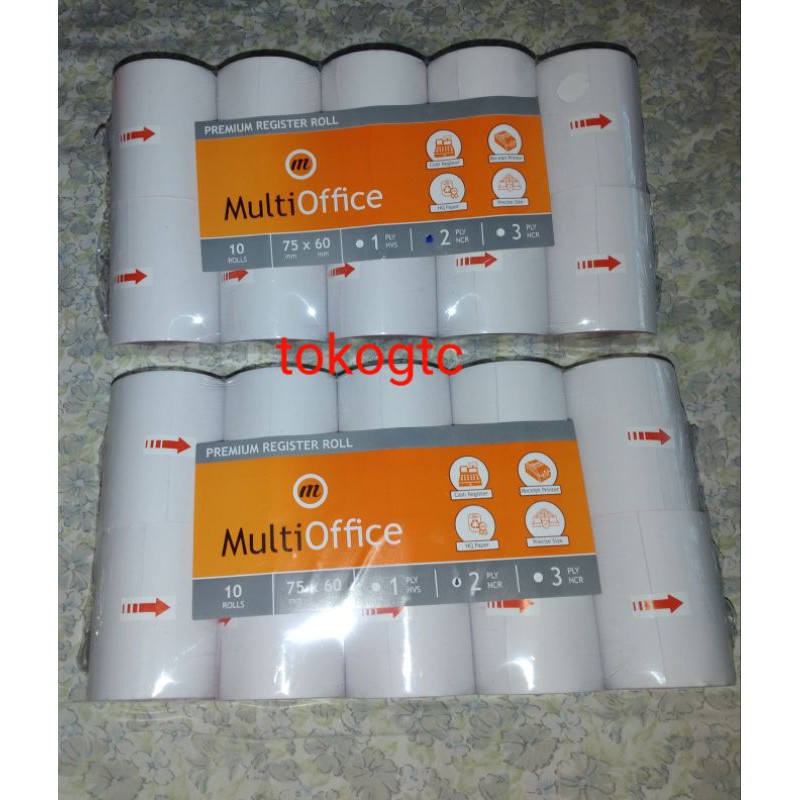 

Register Roll Kertas Struk 75 x 60 - 2Ply