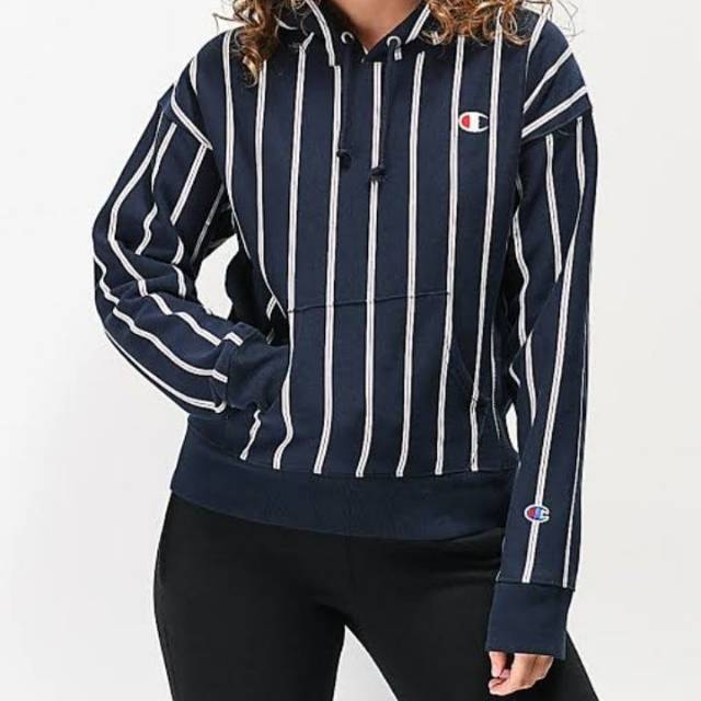 Champions Reverse Weave Stripe Navy RIJEK