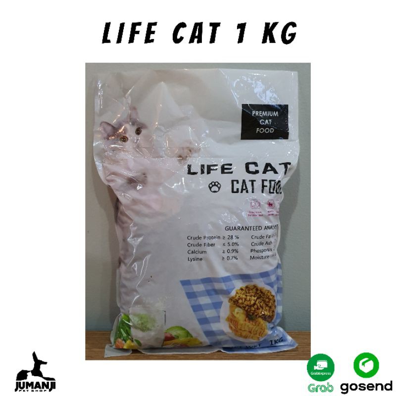 Life Cat 1kg Baim Wong - Makanan Kucing Dewasa Lifecat