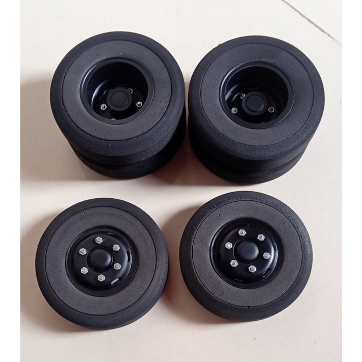 Ban miniatur truk || Roda miniatur truck skala 1:10
