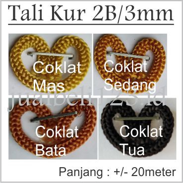 Tali Kur 2 benang atau 3mm 20 meter