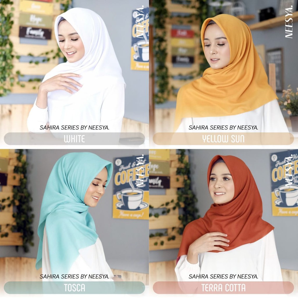 Sahira Hijab Polos Laser Cutting