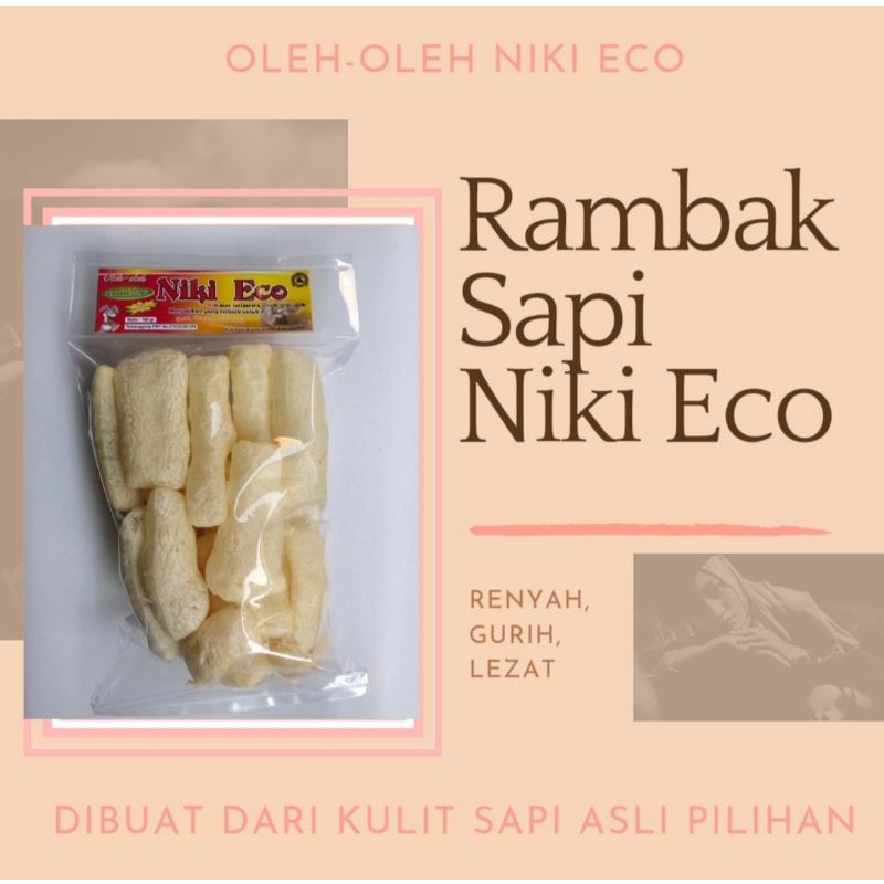 

RAMBAK KULIT SAPI NIKI ECO 100 gr