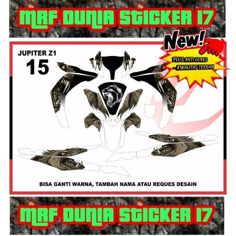 Sticker decal Jupiter Z1 Full Body Striping Jupiter Z1 Sticker Jupiter Z1 Sticker Jupiter Z1 15