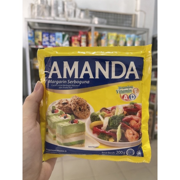 Margarin AMANDA 200gr / mentega / butter