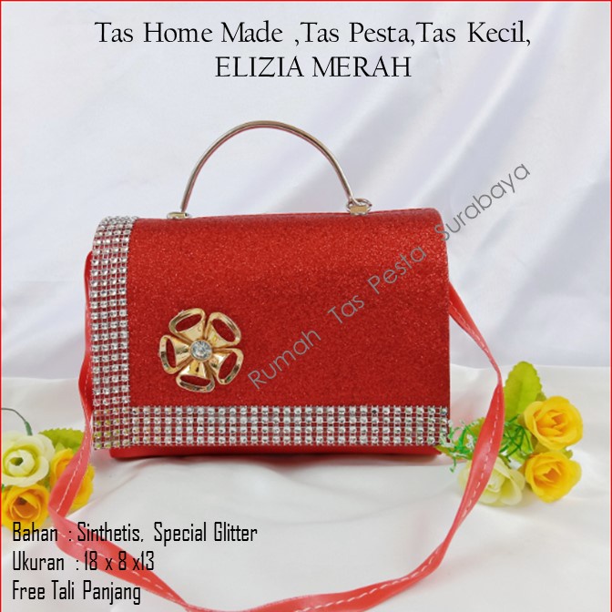 TAS PESTA LALA MODEL CLUCTH DAN SELEMPANG TERKESAN MEWAH DAN ELEGAN DERA SHOP99