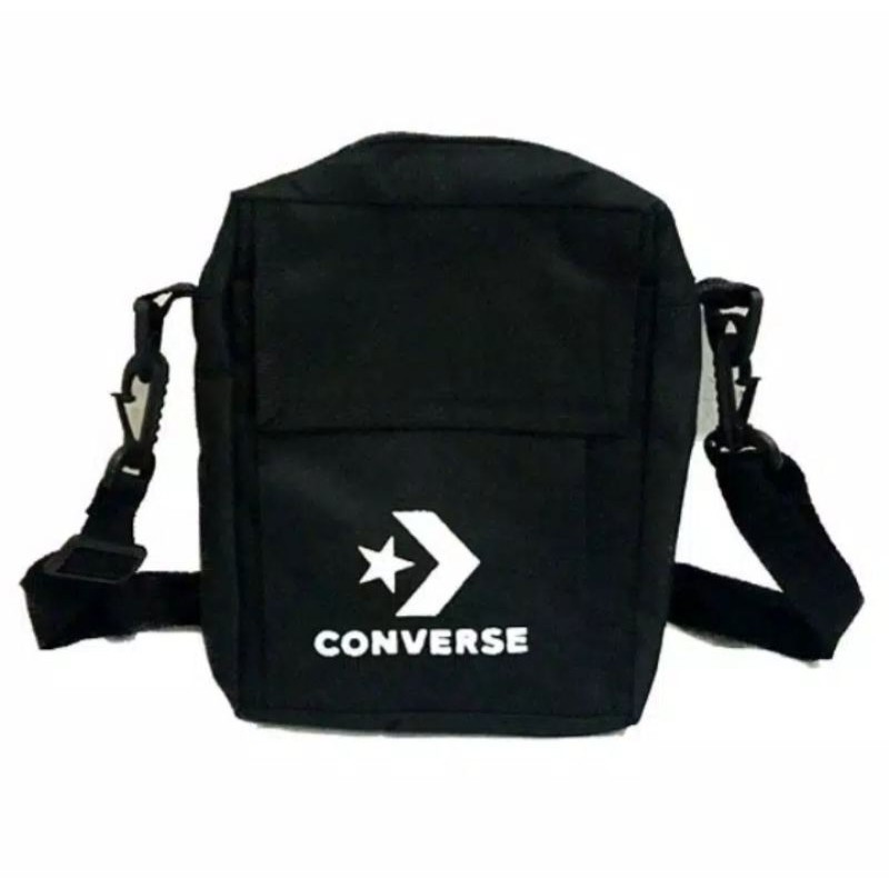 Tas slingbag CONVERSE ADIDAS PREMIUM IMPORT nike supreme bape jordan ss19 kulit selempang sling bag