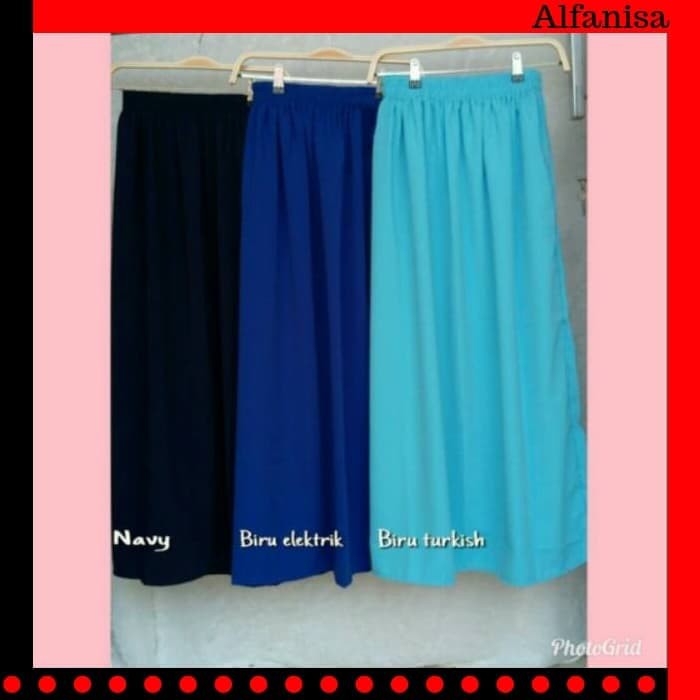 Rok Panjang Wanita 501/ Rok Panjang Terbaru 501 - Biru Muda
