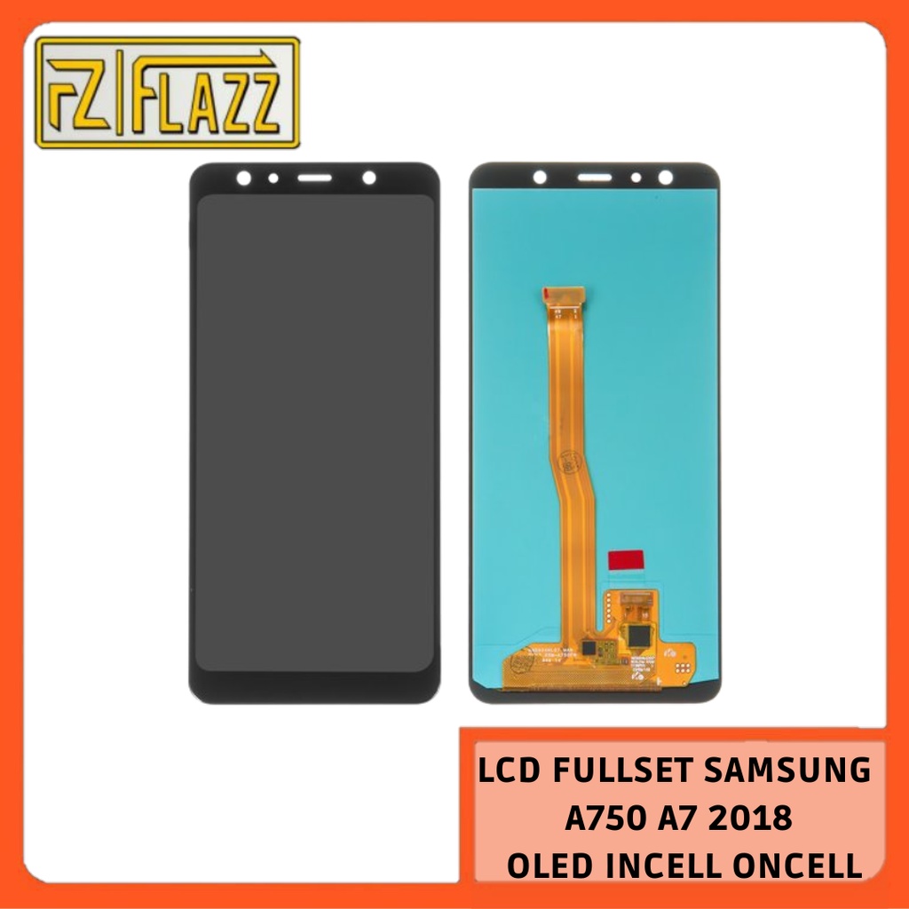 LCD TOUCHSCREEN SAMSUNG A750 A7 2018 OLED INCELL BLACK