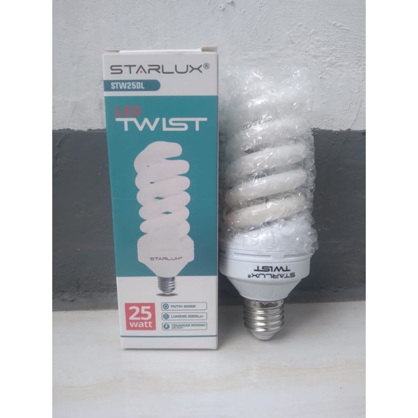 Lampu led twist/spiral starlux 25 dan 30 watt