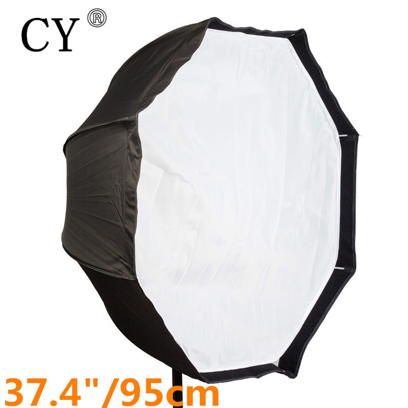 CY Payung Octagonal Softbox Reflektor Flash 95 CM - CY95 - Black