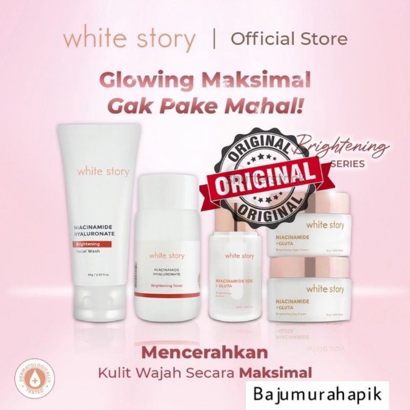 White Story Brightening Series Cream Day Night / Toner/ Facial Wash