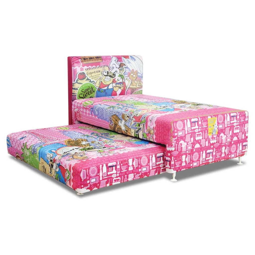 Kasur Springbed Matras Central 2 in 1 kids  kasur sorong anak karakter