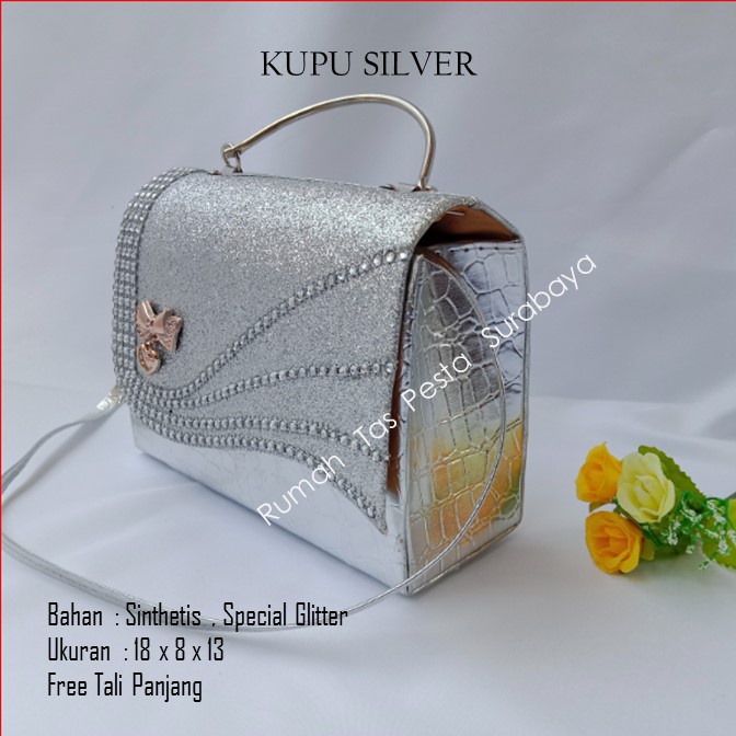 Tas Bagus,Tas Unik,Tas Elegan ,KUPU SILVER