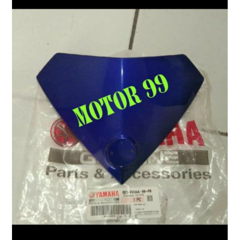 COVER VISOR AEROX 125 BIRU ORI YGP