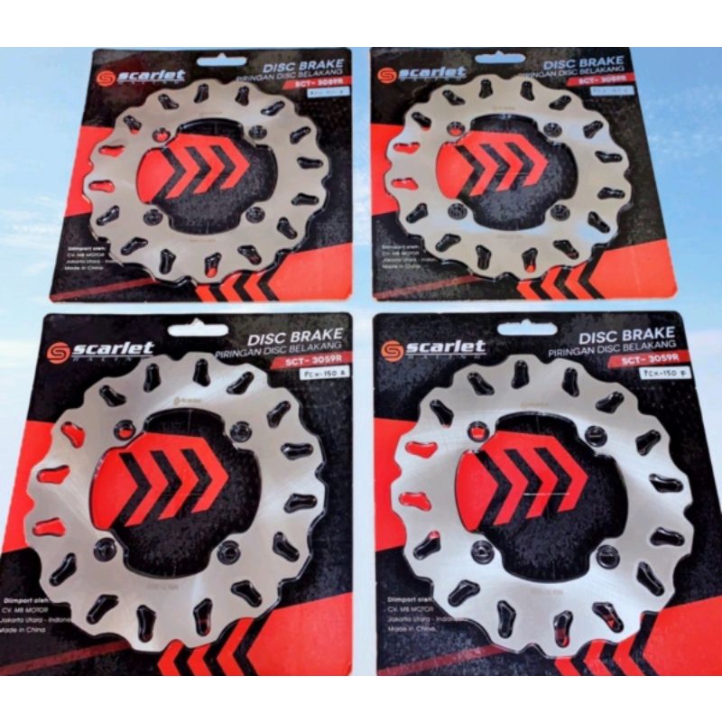 PIRINGAN CAKRAM SET ADV 150CC-PCX 150CC-adv 160cc DISK CARKAM SET DEPAN BELAKANG HONDA MATIC ADV 150CC