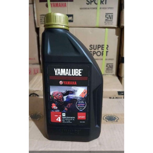 OIL OLI YAMALUBE SPORT KEMASAN BARU 1 LITER free bubble wrap