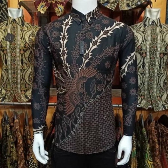 Batik Pria Lengan Panjang Slimfit Modern Batik Slimfit Pria