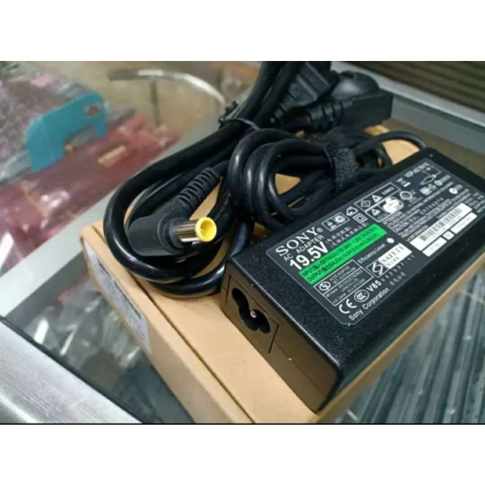 CHARGER SONY VAIO 19.5V 3.3A ORIGINAL GARNSI 1 TAHUN ADAPTOR SONY VAIO