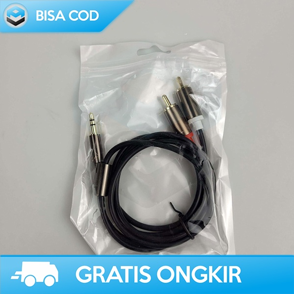 KONEKTOR KABEL AUDIO MINI AMKLE AUDIO RCA TO 3.5 MM HIGH QUALITY ORIGINAL