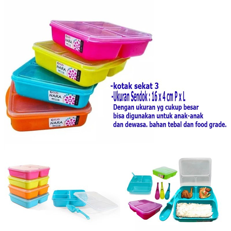 lunch box/kotak makan nara clio