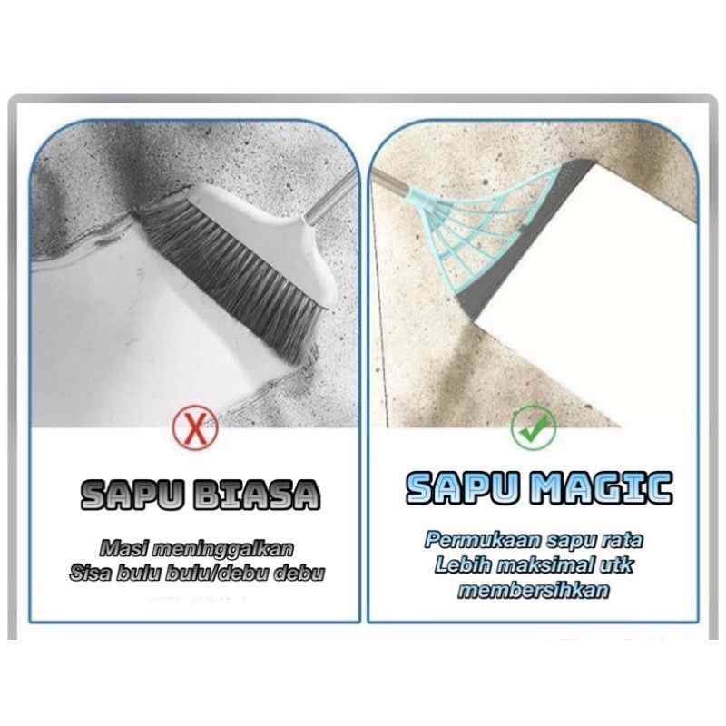 SAPU AJAIB MAGIC BROOM Multifungsi Sapu Pel Wiper Lantai Serbaguna