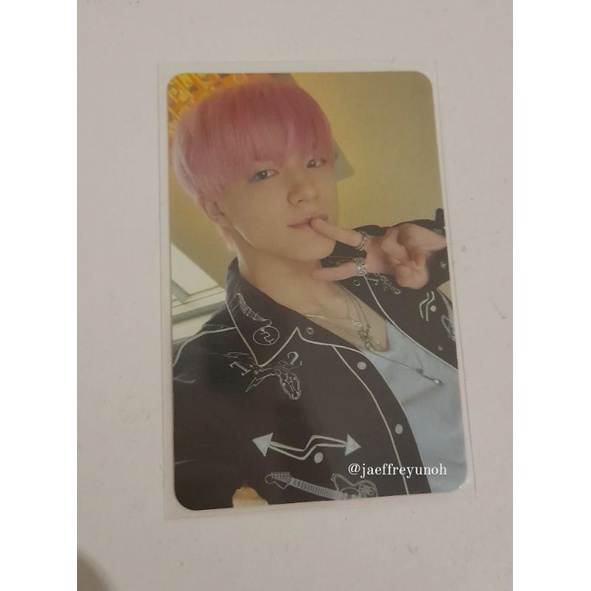 wts photocard jeno scratch glitch mode