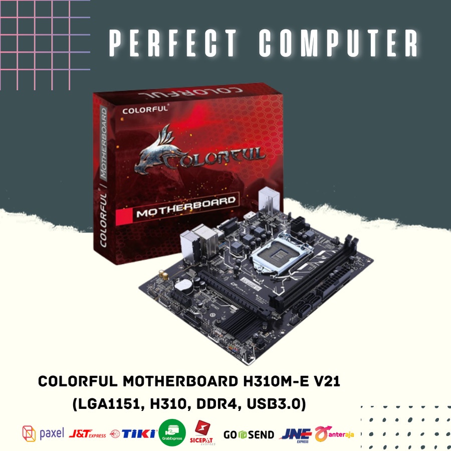 COLORFUL Motherboard H310M-E V21 (LGA1151, H310, DDR4, USB3.0)