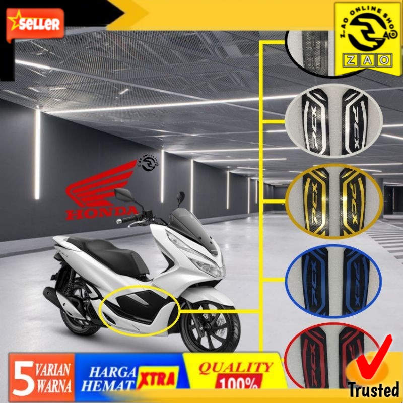 PCX150 | Karpet karet Motor Pcx150 stepfloor alas kaki pijakan honda new pcx 150 Bordesh lengkap fullset