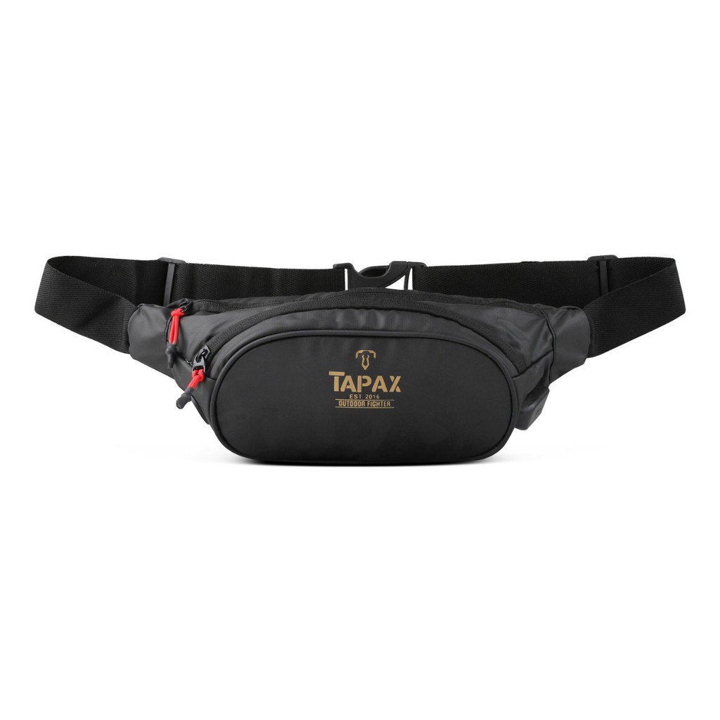 Waistbag Premium USB  Waterproof Tapax Prema Black