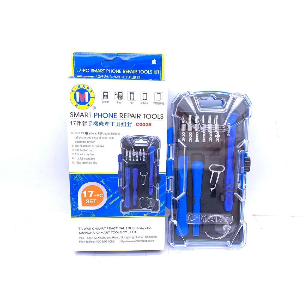 OBENG HP 17 IN 1 KOMPLIT / OBENG HP KOMPLIT C MART