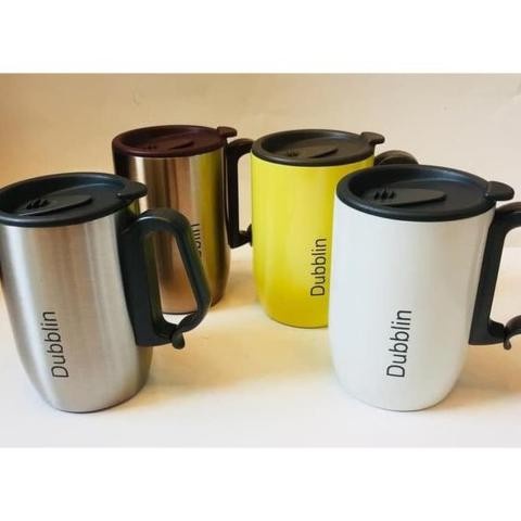 Dubblin Refresh Mug Combo Set 350 Ml Mug Gelas Cangkir Tahan Panas Dublin 350 Ml Cangkir Mug Kopi Teh Stainless Stell Tahan Dingin Dublin Termos Botol 350 Ml