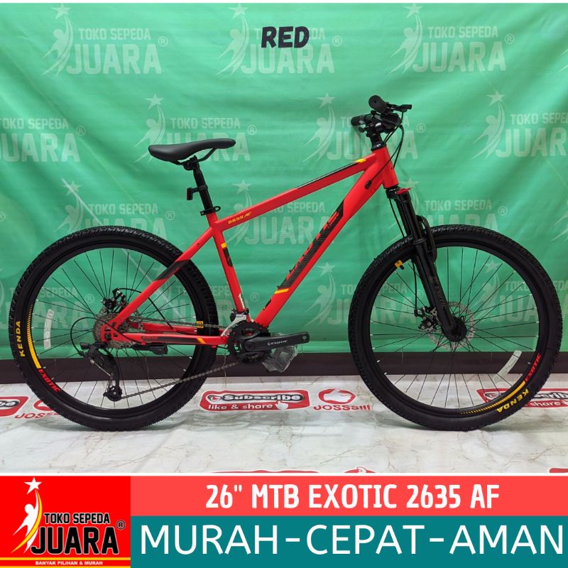 SEPEDA GUNUNG EXOTIC ET 2635 AF MTB 26 INCH