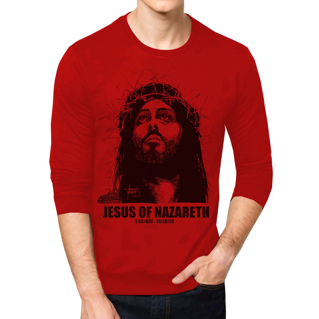 Kaos Merah Jesus Of Nazareth Tismy Store