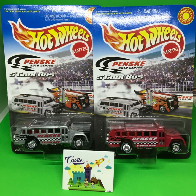 Hot Wheels Special Edition PENSKE SCool Bus Paket 2pcs