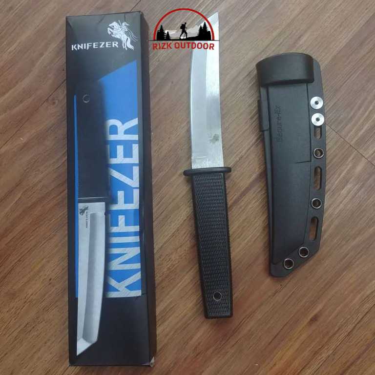 Pisau Survival Baja Lipat Panjang Pisau Survival Outdoor / Pisau Gunung / Pisau Baja   / KNIFEZER Pi