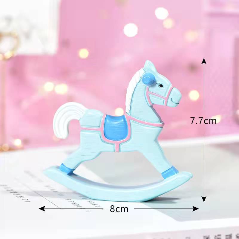 Cake Topper Miniatur Toper Hiasan Kue Ultah Little Pony Kuda Ayun /Pcs