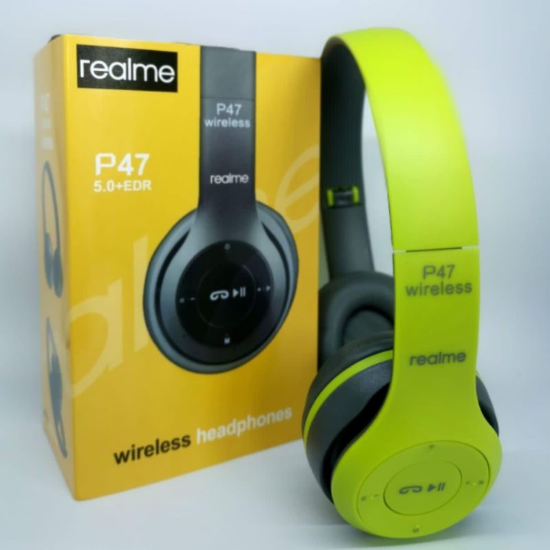 Headphone Bluetooth P47 Wireless Headset Bass Handsfree Earphone Audio Music Gaming