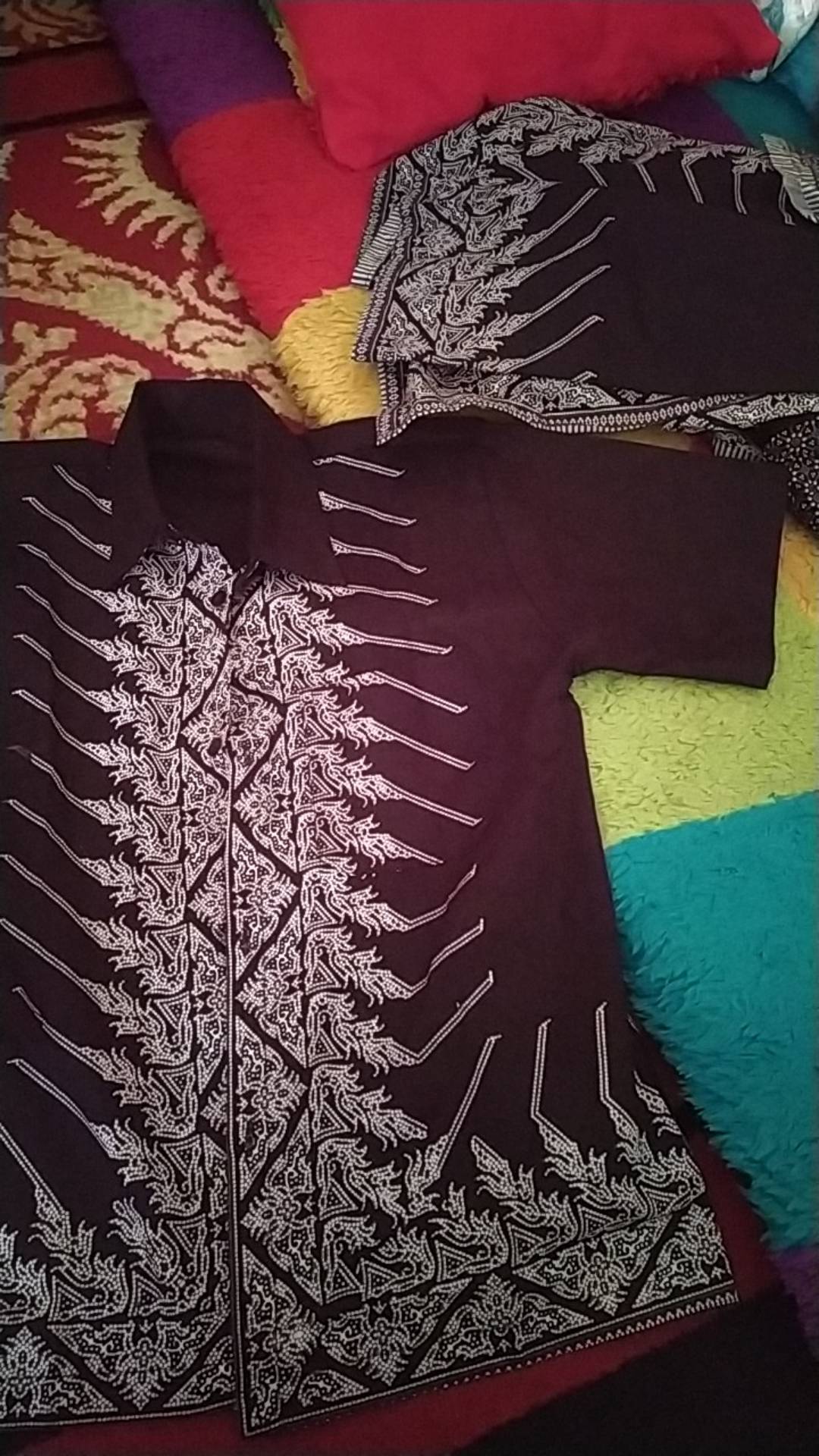 Batik Couple Keluarga Sania Ruffle Ori Ndoro Jowi Dnt Motif Madu Termurah Di Shopee