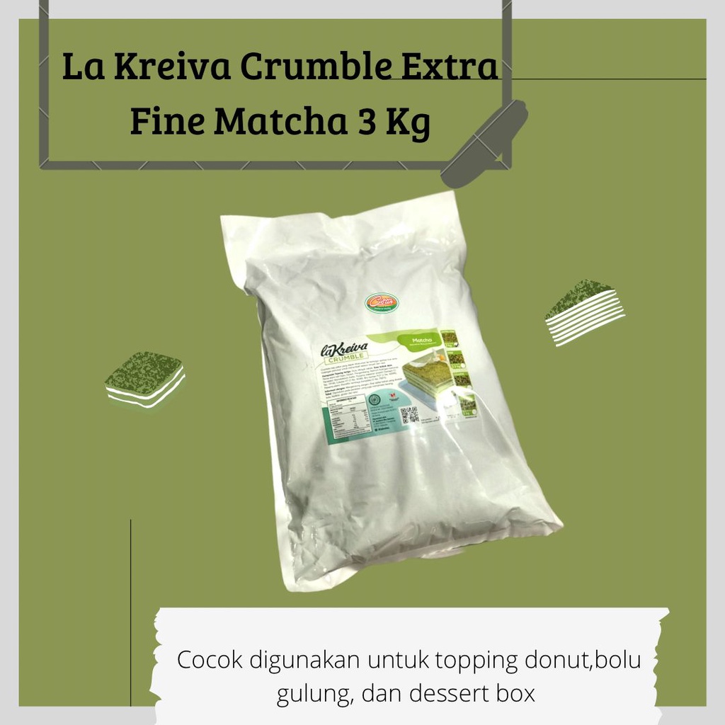 

La kreiva Crumble Matcha 3kg