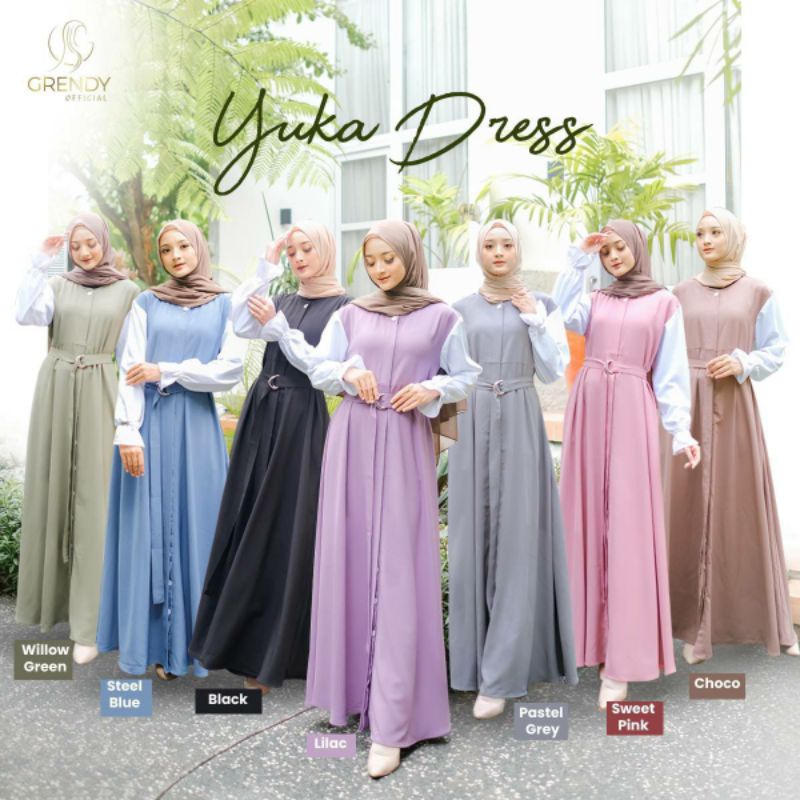 Close Po‼️YUKA DRESS by GRENDY OFFICIAL