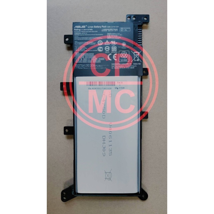 Baterai Laptop Asus X555L X555 A555L A555 K555 K555L F555L C21N1347